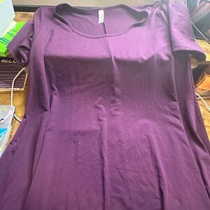 LuLaRoe Purple Cotton T-shirt